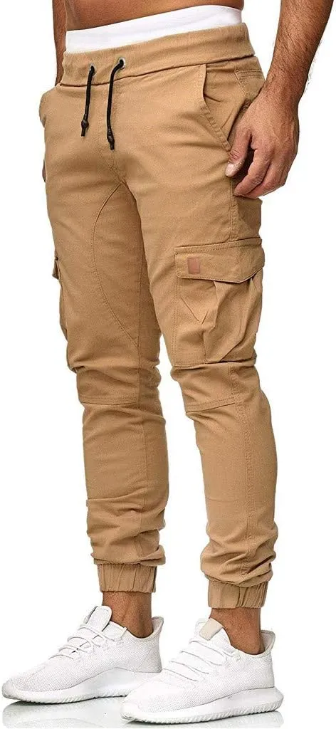 Cargo Pants for Men Relaxed Fit Casual Military Trousers Hiking Tactical with 6 Pockets Big and Tall Work Joggers