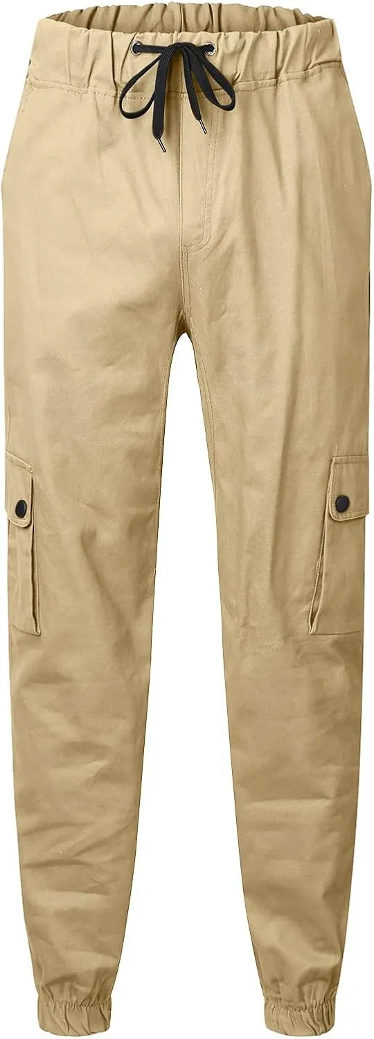 Cargo Pants for Men Work Pants Athletic Running Jogger Track Pants Casual Sweatpants Trousers Pockets Mens Sweatpants