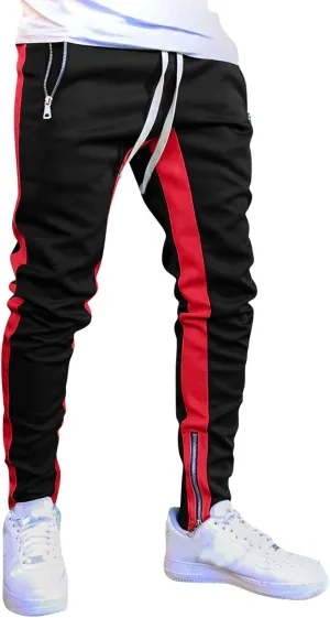 Cargo Pants for Men Work Pants Hip Hop Letter Printed Street Hip Hop Jogging Sweatpants Casual Elastic Waist Trousers