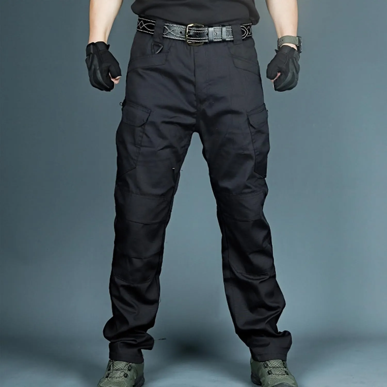 Cargo Pants Men High Wiast Military Cargo Trousers Casual Baggy Work Tactical Pants Soft Utility Relaxed Streetwear