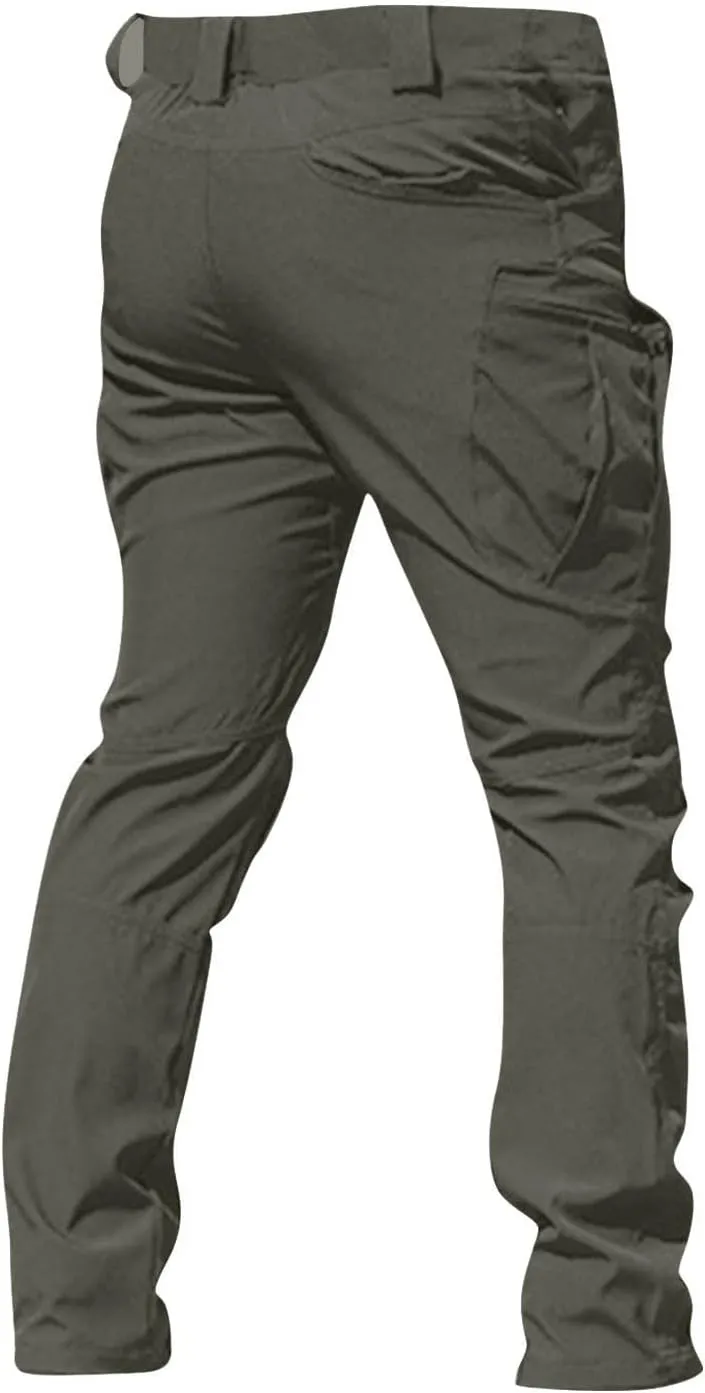 Cargo Pants Men Work Multi Pockets Graphic Pants Stretch Regular Fit Pants Outdoors Trousers Stylish