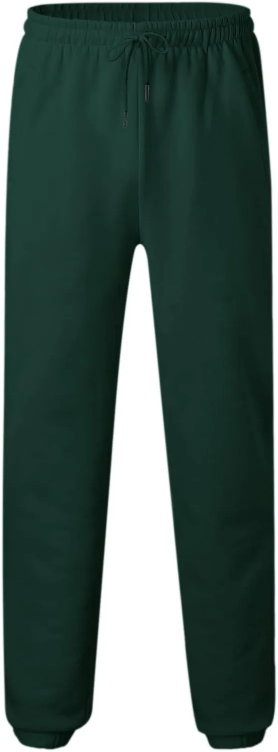 Cargo Sweatpants for Men Baggy for Men with Pockets Open Bottom Drawstring Men's Outdoor Work Military Tactical Pants