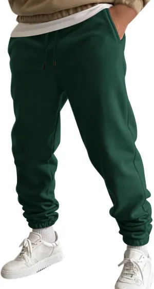 Cargo Sweatpants for Men Baggy for Men with Pockets Open Bottom Drawstring Men's Outdoor Work Military Tactical Pants