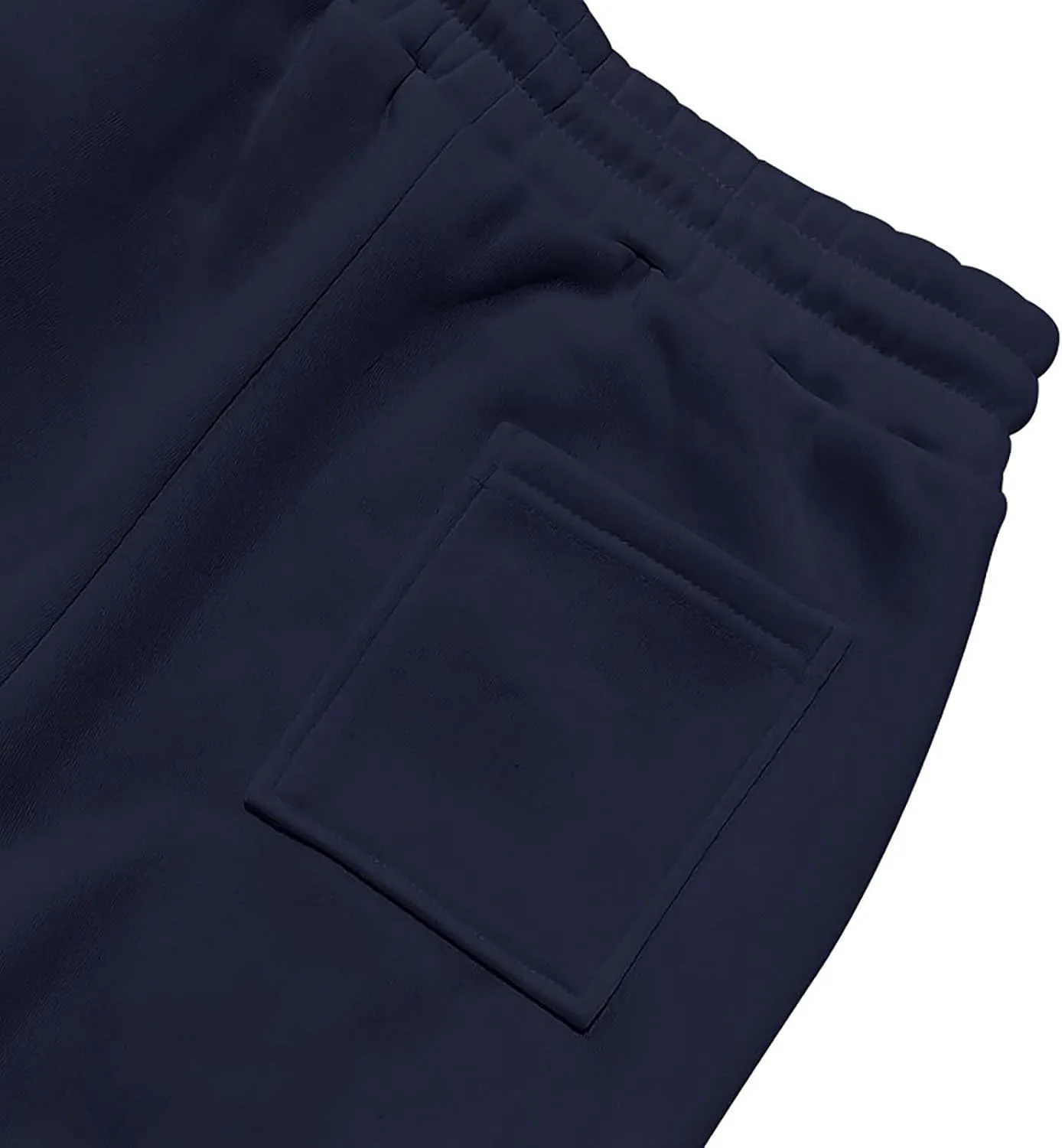 Cargo Sweatpants for Men Drawstring Elastic Waist Fleece Joggers with Pockets Athletic Workout Baggy Sweatpants