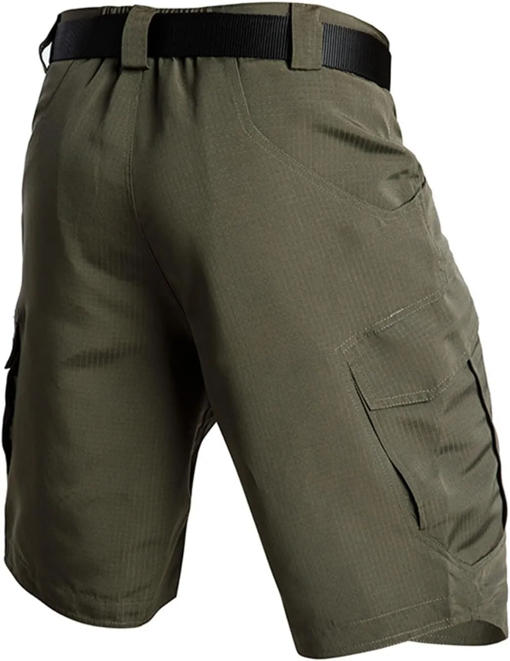 Cargo SweatShorts for Men Summer Outdoor Tactical Pants Solid/Patriotic Printed Military Shorts with Multi Pockets