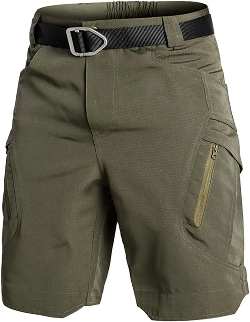Cargo SweatShorts for Men Summer Outdoor Tactical Pants Solid/Patriotic Printed Military Shorts with Multi Pockets