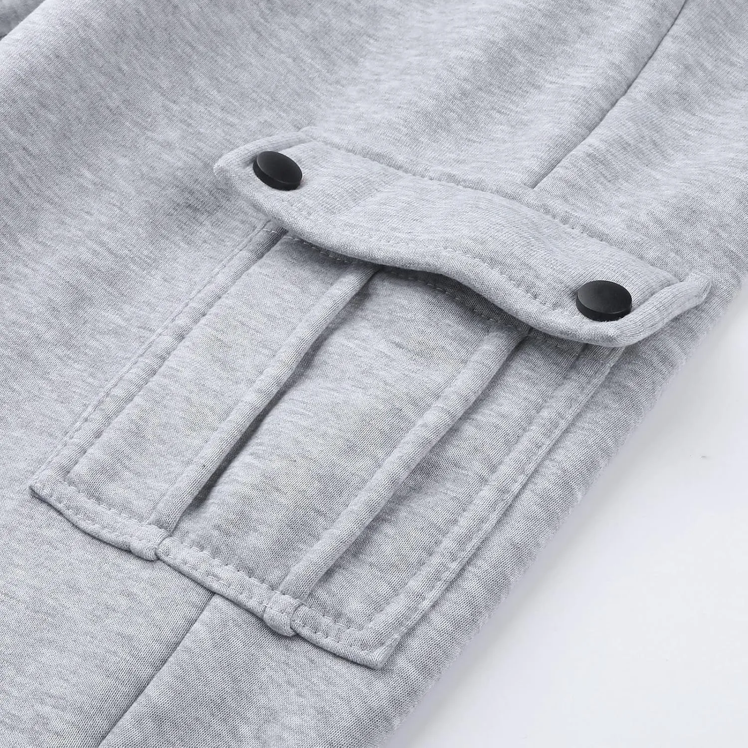 Cargo Trousers for Men Jogging Running Men's Fleece Jogger Pant Men's Lightweight Sweatpants Loose Fit Open Bottom