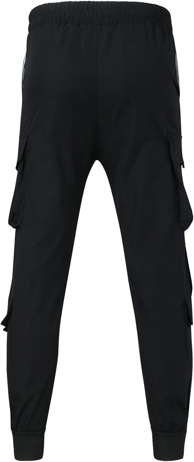 Cargo Trousers for Men Thickened Pants Solid Waist Jogger Men's Active Fleece Pants Casual Men's Pants Men's Basic