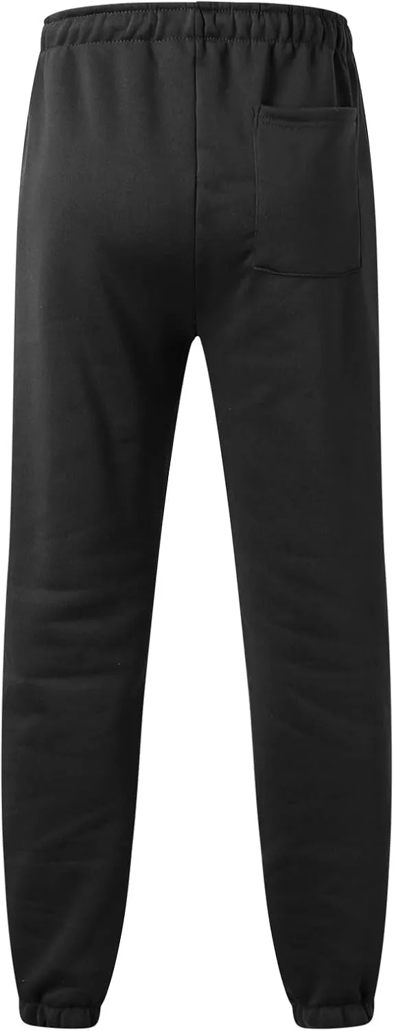 Cargo Trousers for Men Waist Sweatpants Cargo Sweatpants for Men Big and Tall Mens Baggy Heavyweight Athletic Joggers