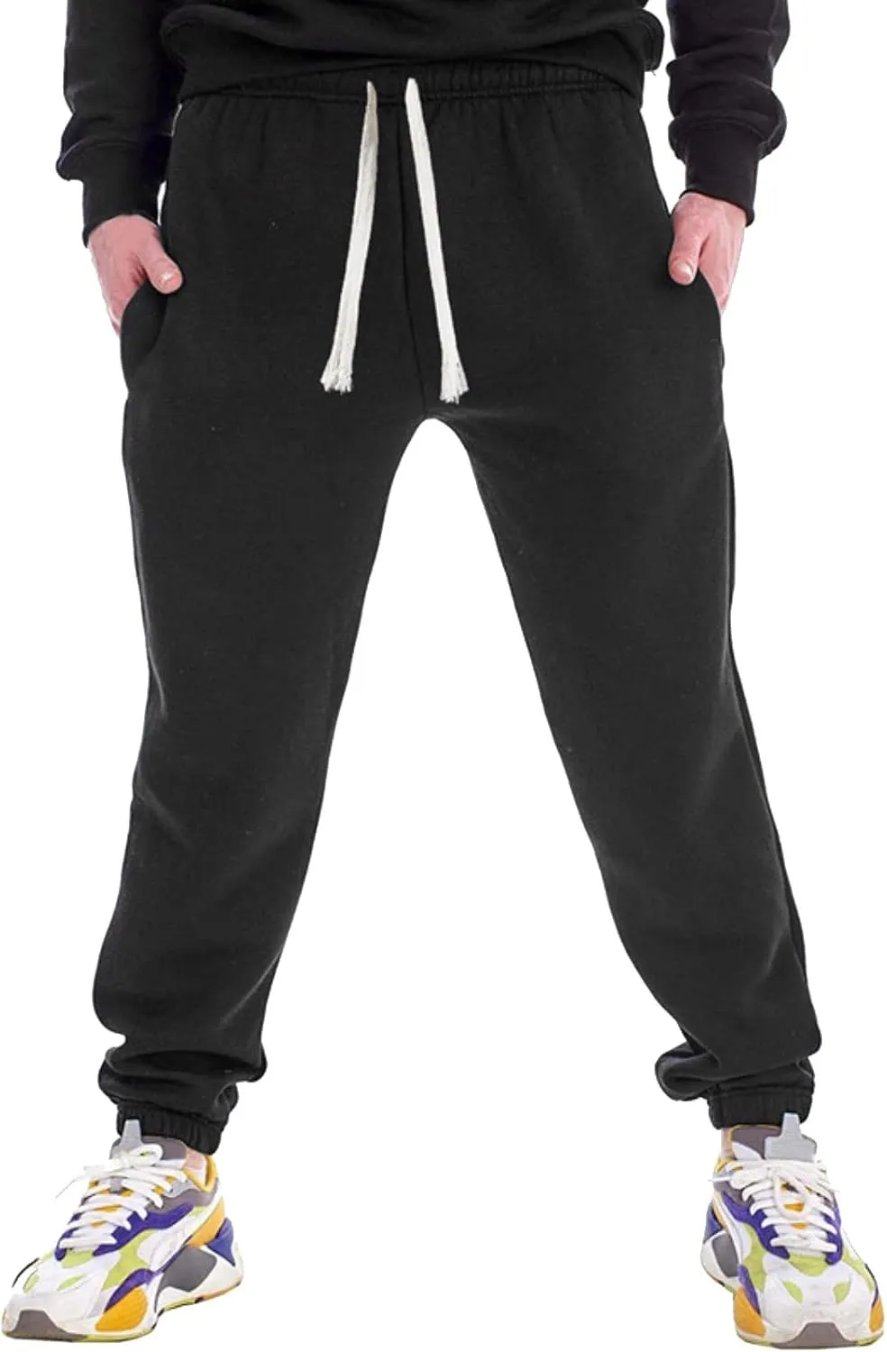 Cargo Trousers for Men Waist Sweatpants Cargo Sweatpants for Men Big and Tall Mens Baggy Heavyweight Athletic Joggers