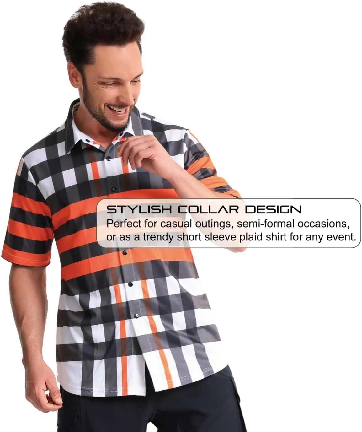 CEROTIPOLAR Gravel Cycling Shirts for Men Club Ride Shirts Casual Style High Wicking Fast-Dry