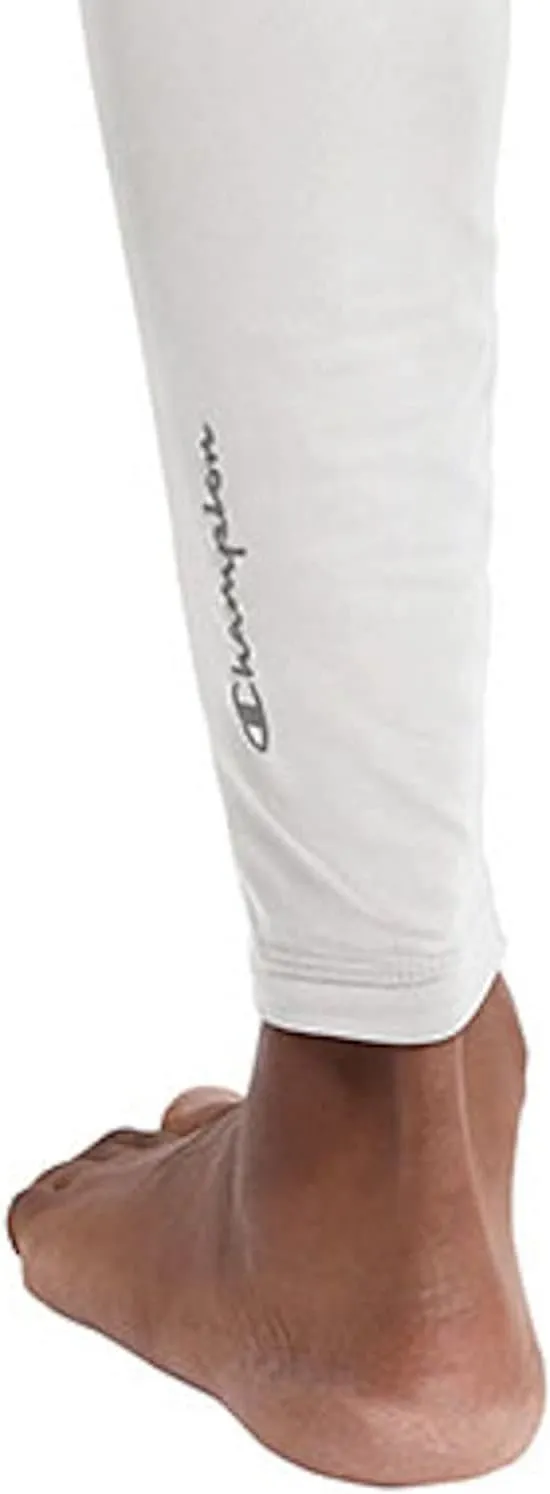 Champion Men's Cold Weather Tights, Moisture-Wicking Athletic Pants, White One Size Large High Rise Slim Fit Modern Leggings