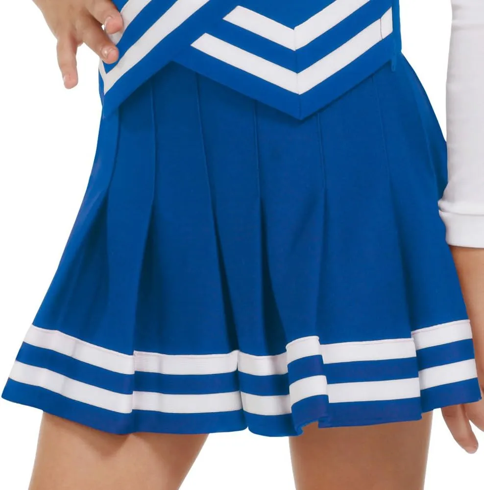 chass Double-Knit Knife-Pleat Cheerleading Skirt - Cheer Uniform Skirt
