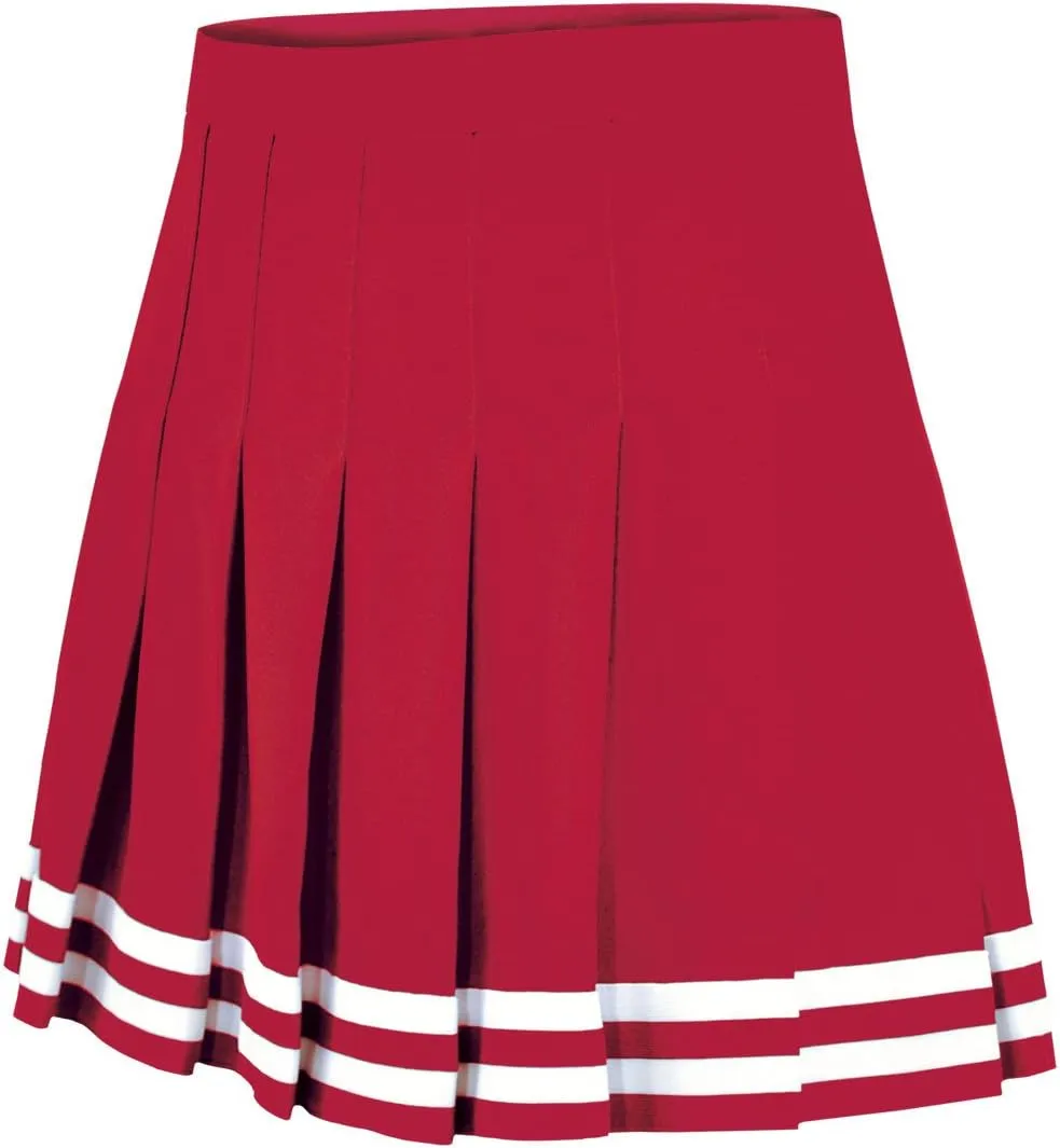 chass Double-Knit Knife-Pleat Cheerleading Skirt - Cheer Uniform Skirt