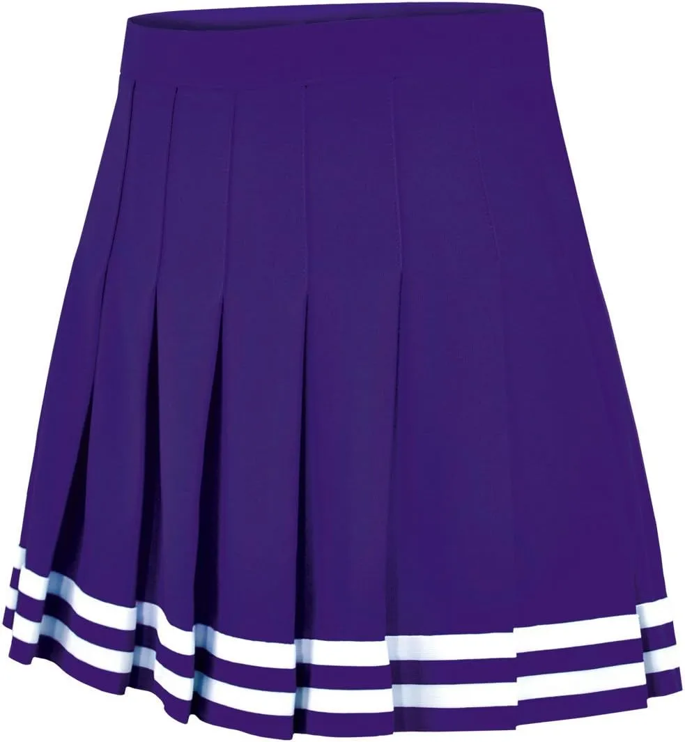 chass Double-Knit Knife-Pleat Cheerleading Skirt - Cheer Uniform Skirt