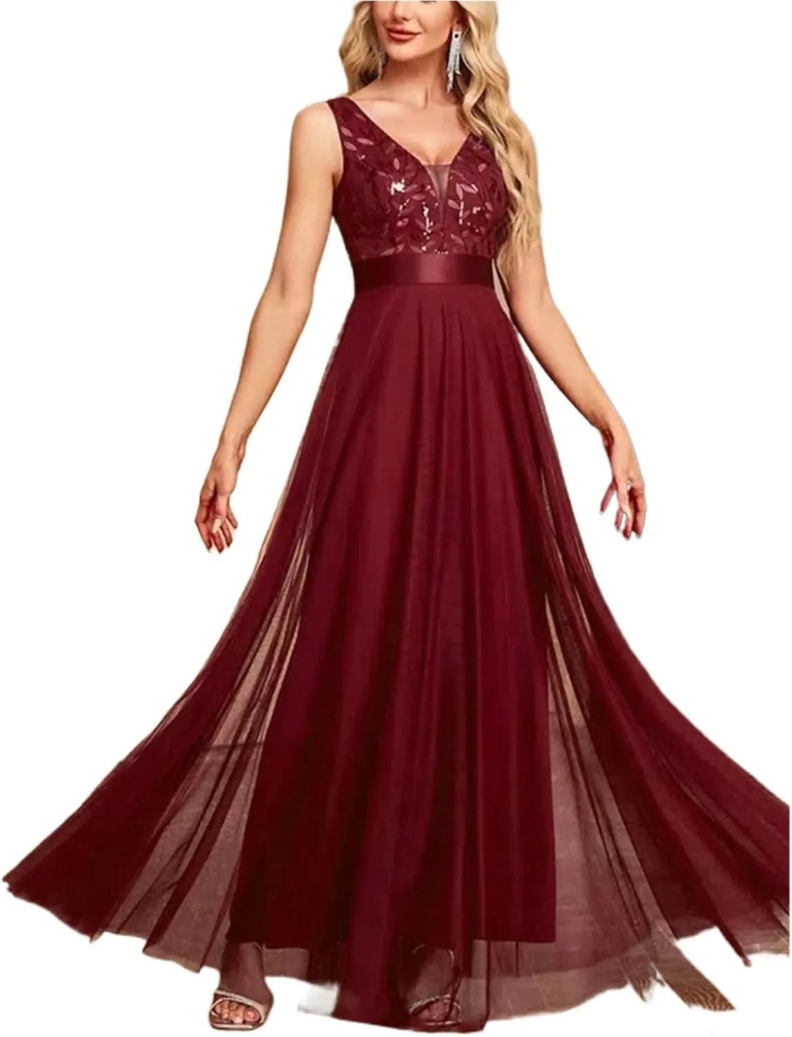 Chiffon Evening Dress A-line Bridesmaid Cocktail Party Dress