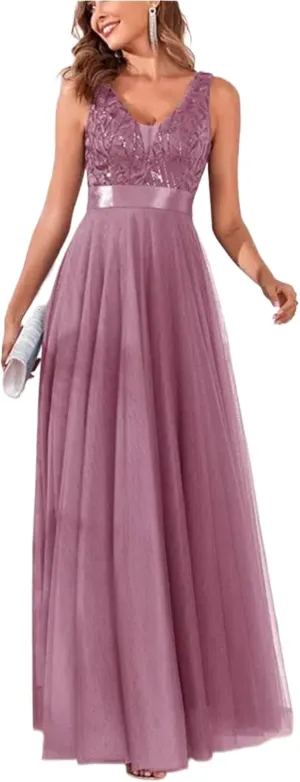 Chiffon Evening Dress A-line Bridesmaid Cocktail Party Dress