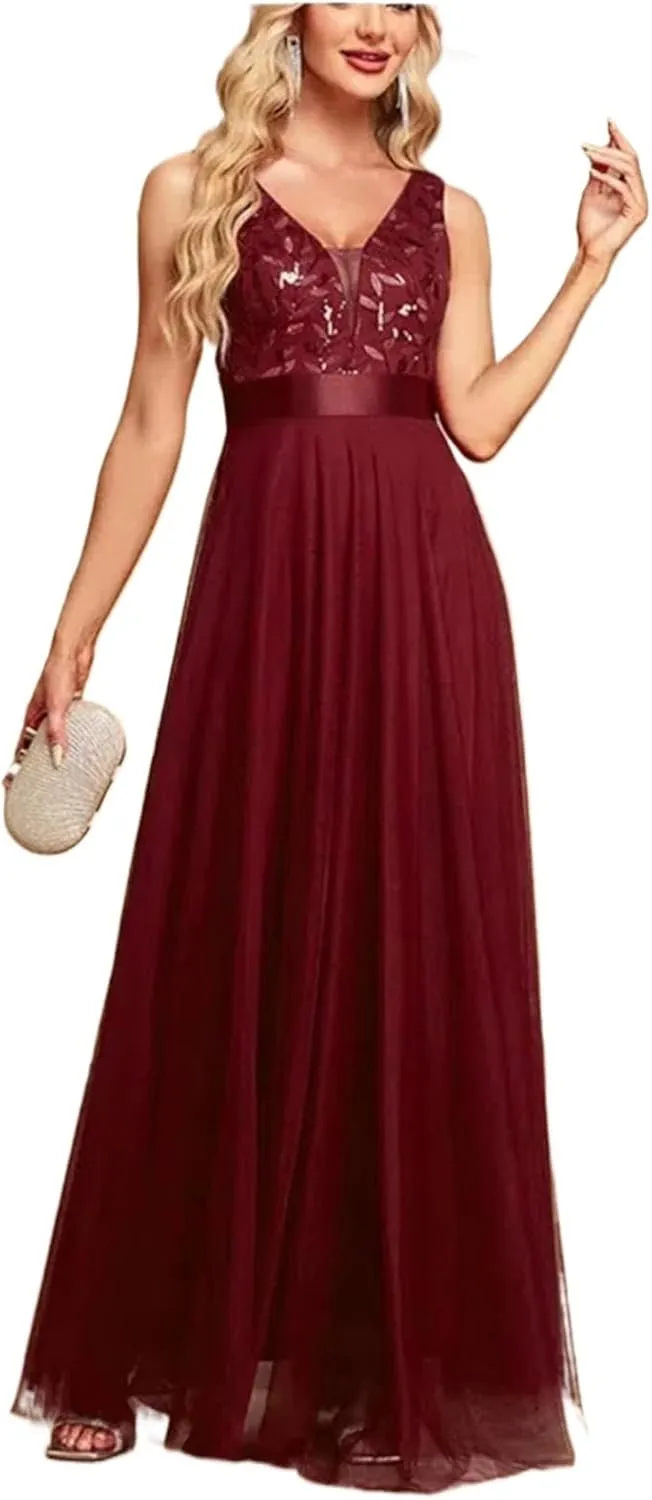Chiffon Evening Dress A-line Bridesmaid Cocktail Party Dress
