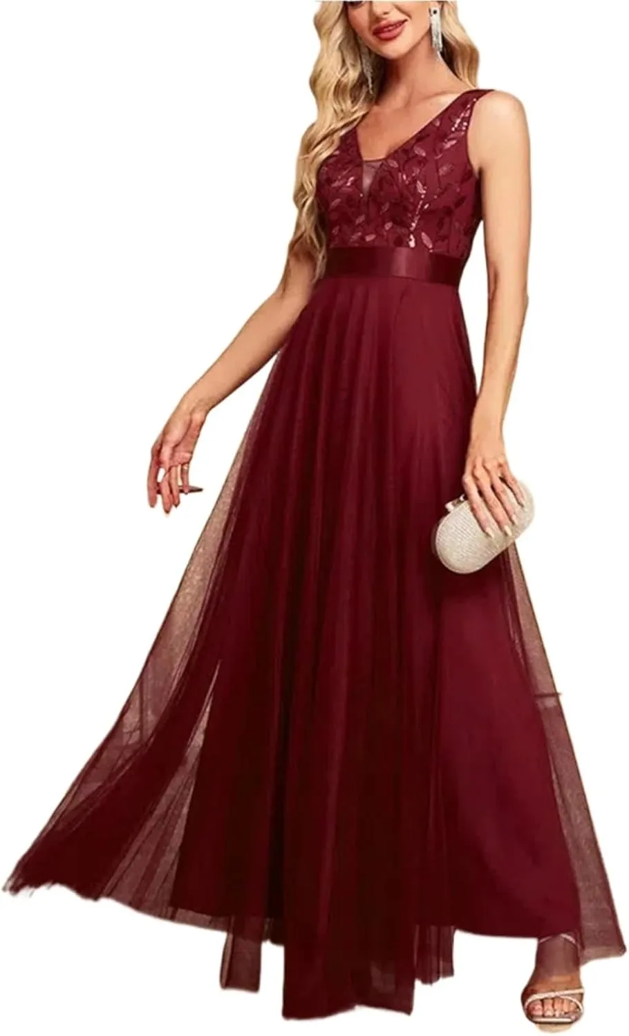 Chiffon Evening Dress A-line Bridesmaid Cocktail Party Dress
