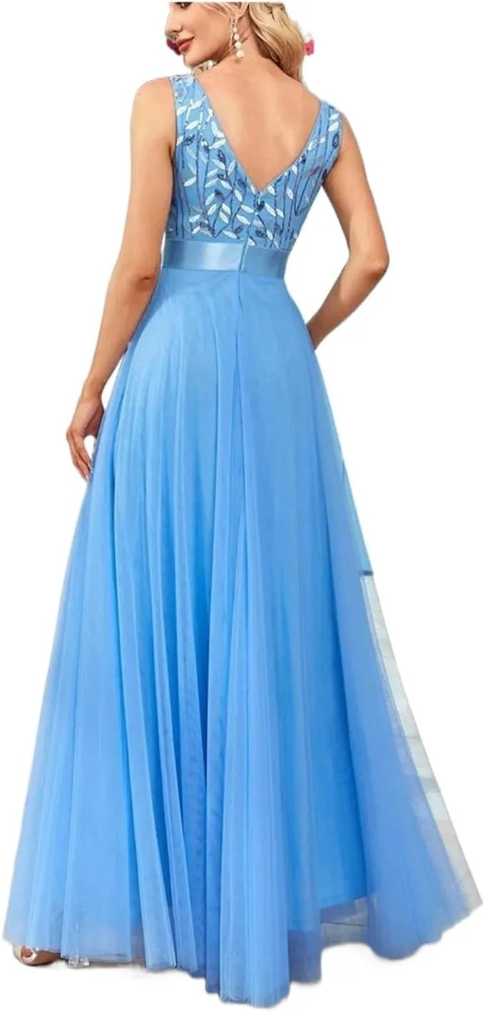 Chiffon Evening Dress A-line Bridesmaid Cocktail Party Dress
