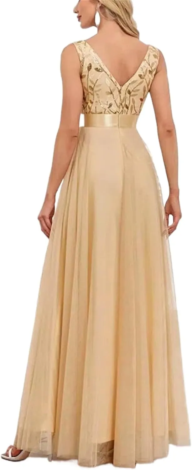 Chiffon Evening Dress A-line Bridesmaid Cocktail Party Dress