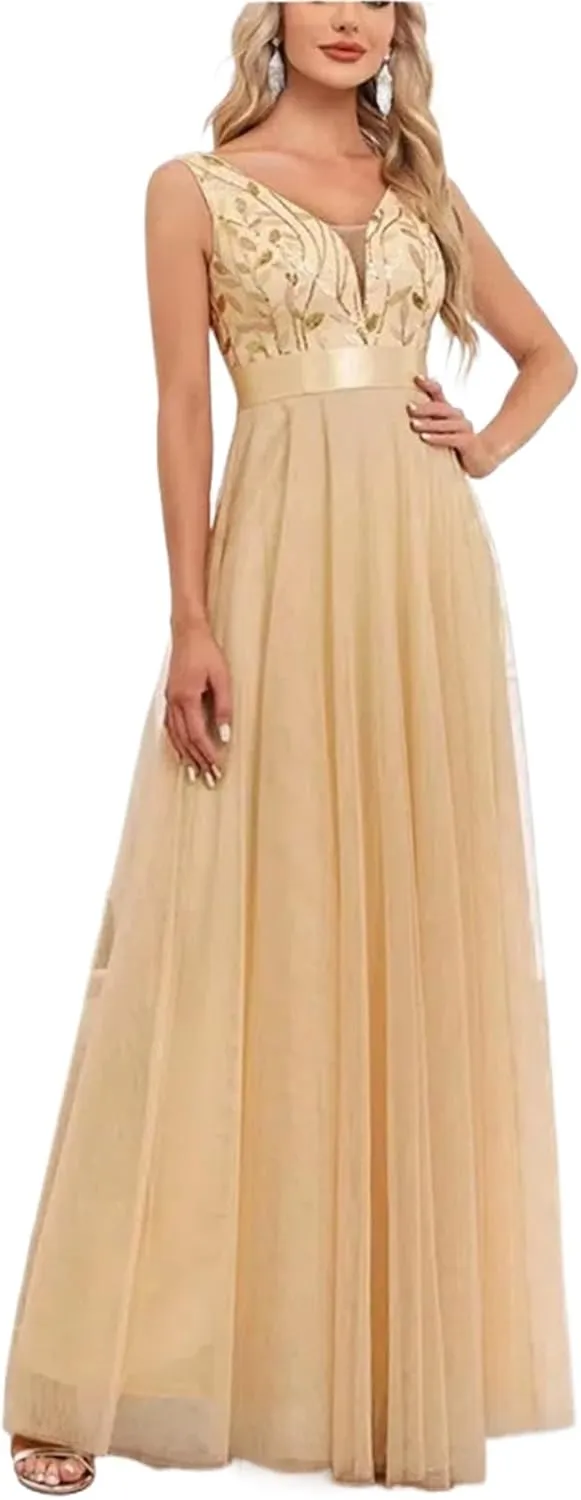 Chiffon Evening Dress A-line Bridesmaid Cocktail Party Dress