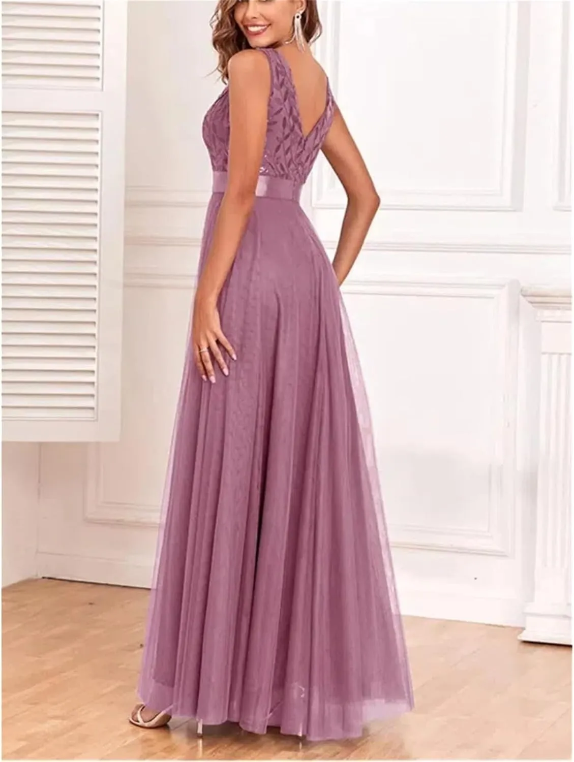 Chiffon Evening Dress A-line Bridesmaid Cocktail Party Dress