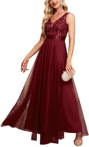 Chiffon Evening Dress A-line Bridesmaid Cocktail Party Dress