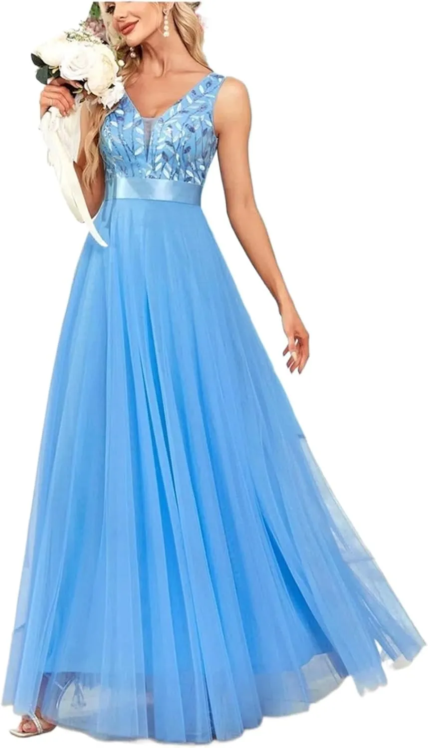Chiffon Evening Dress A-line Bridesmaid Cocktail Party Dress