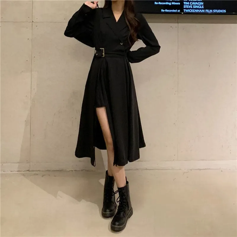 Classy Slit A-Line Outfit