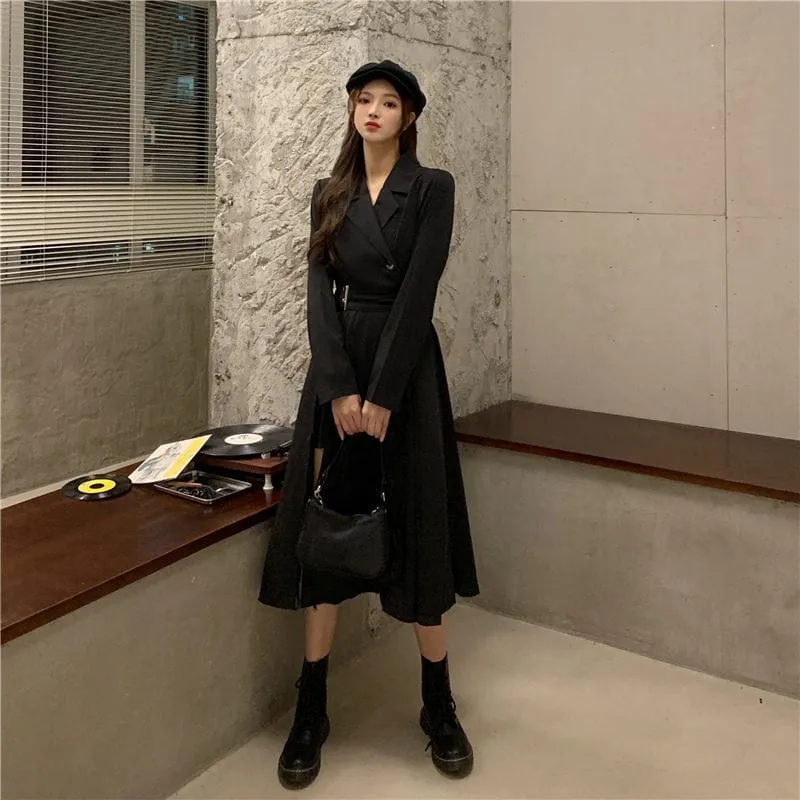 Classy Slit A-Line Outfit
