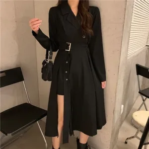 Classy Slit A-Line Outfit