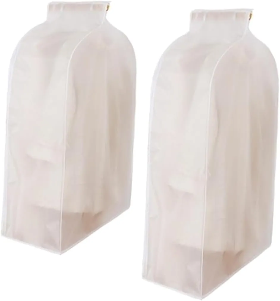 Clothes Storage Bag Garment Bag Zipper Pvc Dustproof Bag Clothing Cover Organize Your Closet