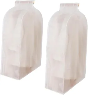 Clothes Storage Bag Garment Bag Zipper Pvc Dustproof Bag Clothing Cover Organize Your Closet