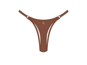 Cocoa Brown Bow Tie Bottoms