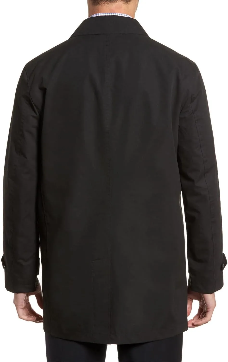 Cole Haan Men's Classic Stand Collar Rain Jacket