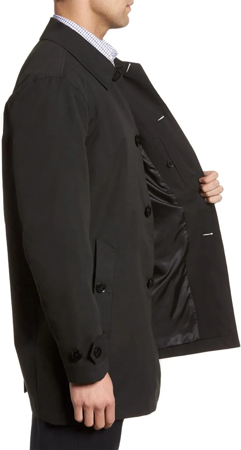 Cole Haan Men's Classic Stand Collar Rain Jacket