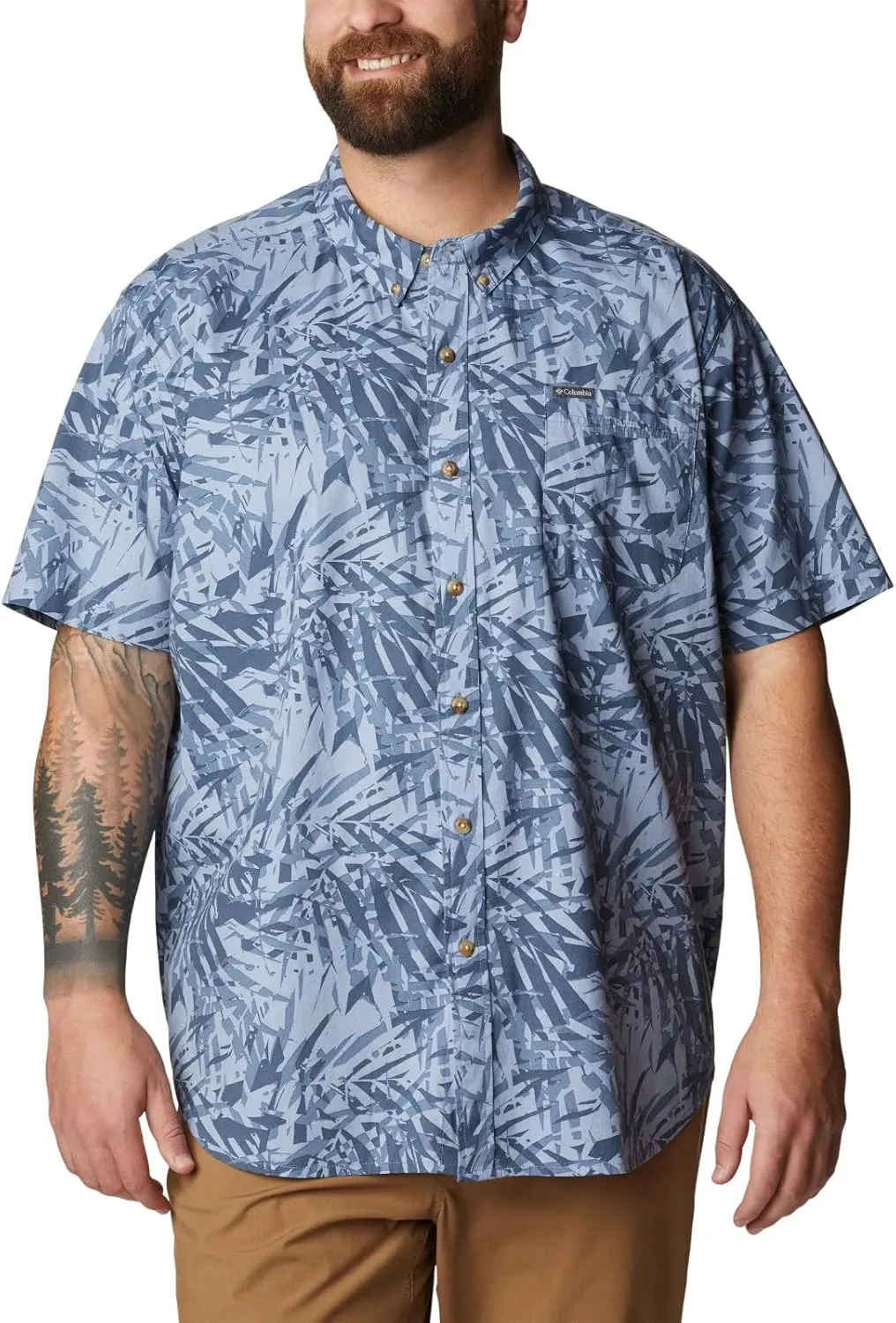 Columbia Men's Rapid Rivers Printed Short Sleeve Shirt