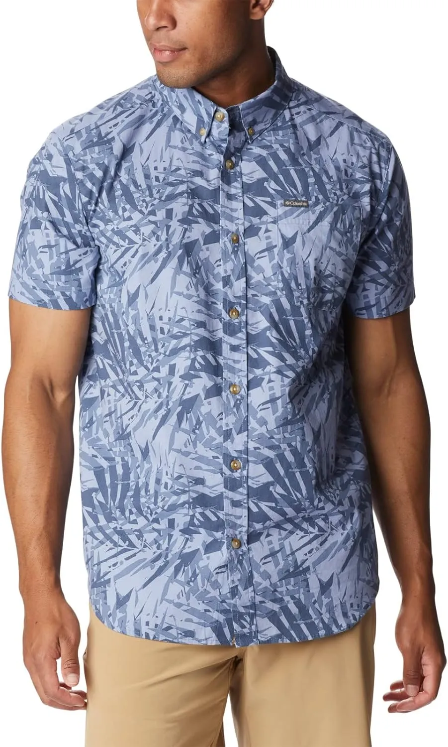 Columbia Men's Rapid Rivers Printed Short Sleeve Shirt