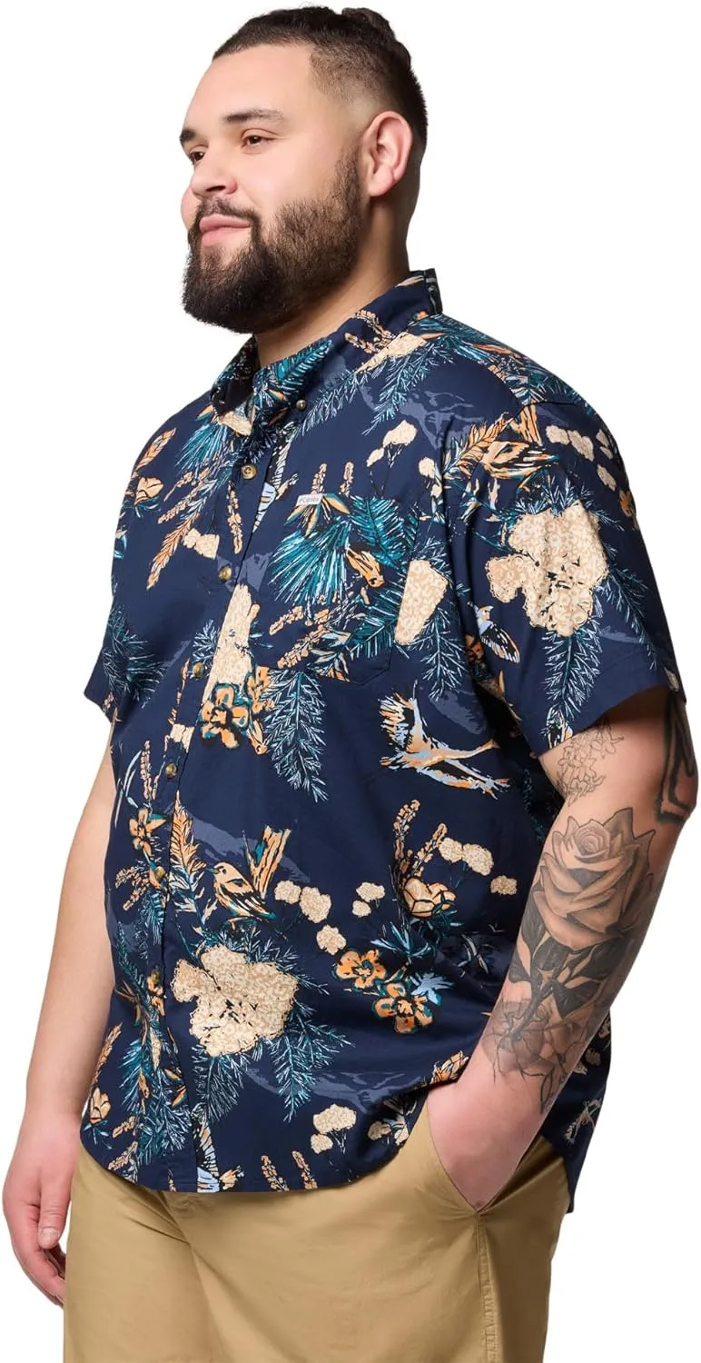 Columbia Men's Rapid Rivers Printed Short Sleeve Shirt