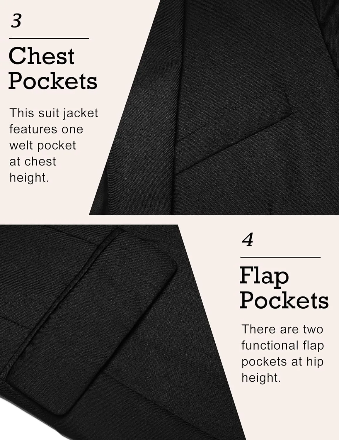 COOFANDY Mens Sport Coat Casual Blazer One Button Business Suit Jacket