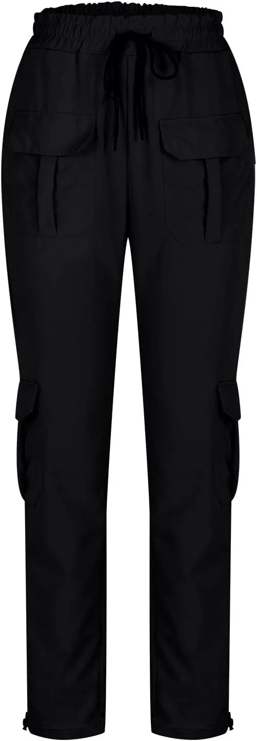 Cotton Joggers for Men Casual Drawstring Athletic Jogger Gym Workout Jogging Pants Straight Cargo Pants Sweatpants