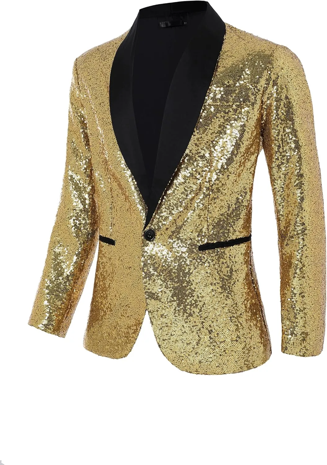 Coucoland Sequin Blazer Men-Tuxedo Jacket Sequin Suit Men Sport Coats