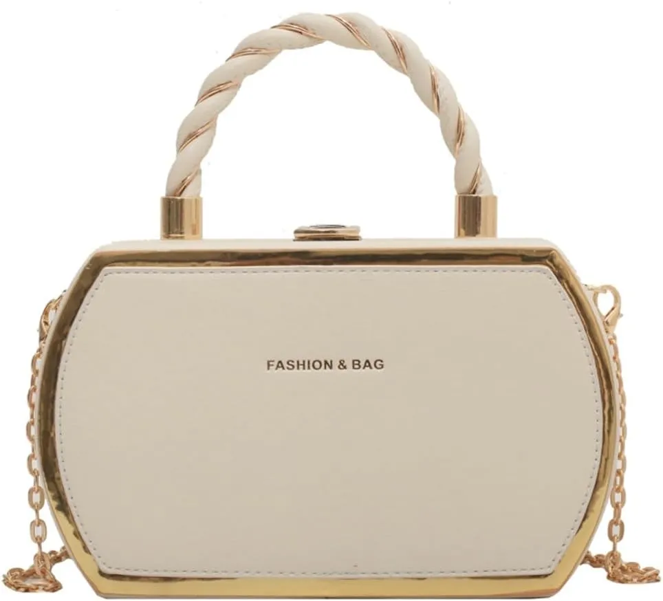 Crossbody Bag PU Leather Square bag for Women Top Handle Purses Satchel Handbags Shoulder Bag 2025