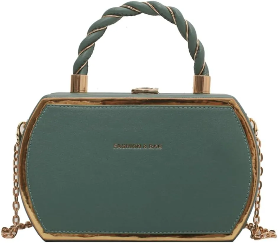 Crossbody Bag PU Leather Square bag for Women Top Handle Purses Satchel Handbags Shoulder Bag 2025