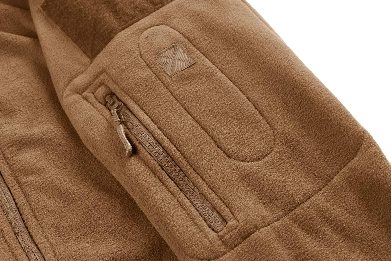CRYSULLY Men's Military Tactical Sport Warm Fleece Hooded Outdoor Adventure Jacket Coats