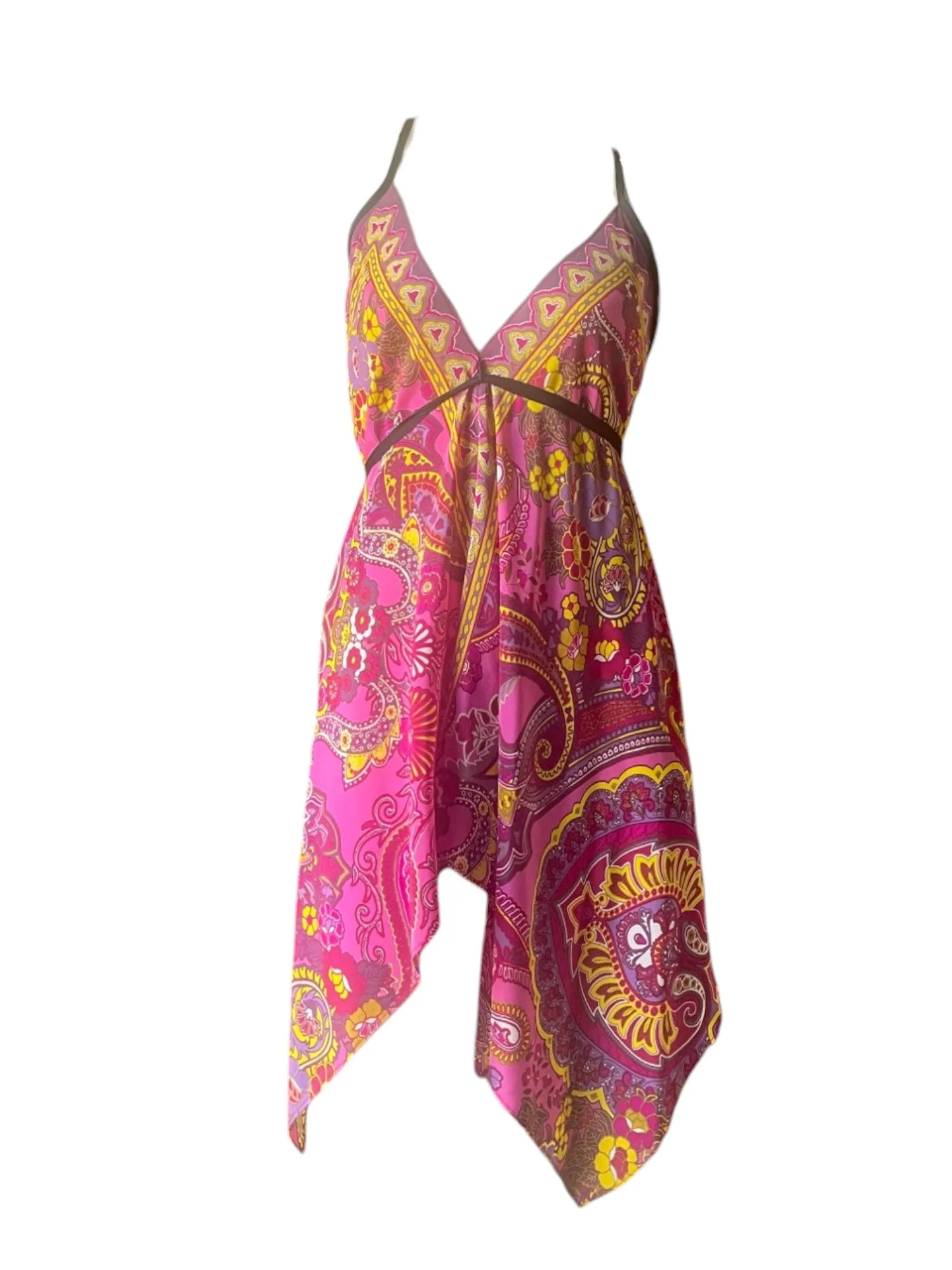 Designer Silk Dress- Leopard