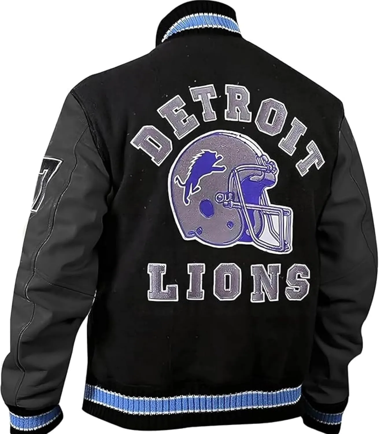 Detroit Varsity Jacket Men's Inspired by Beverly Hills Cop | Axel Foley Style Lions Letterman Jacket for Men
