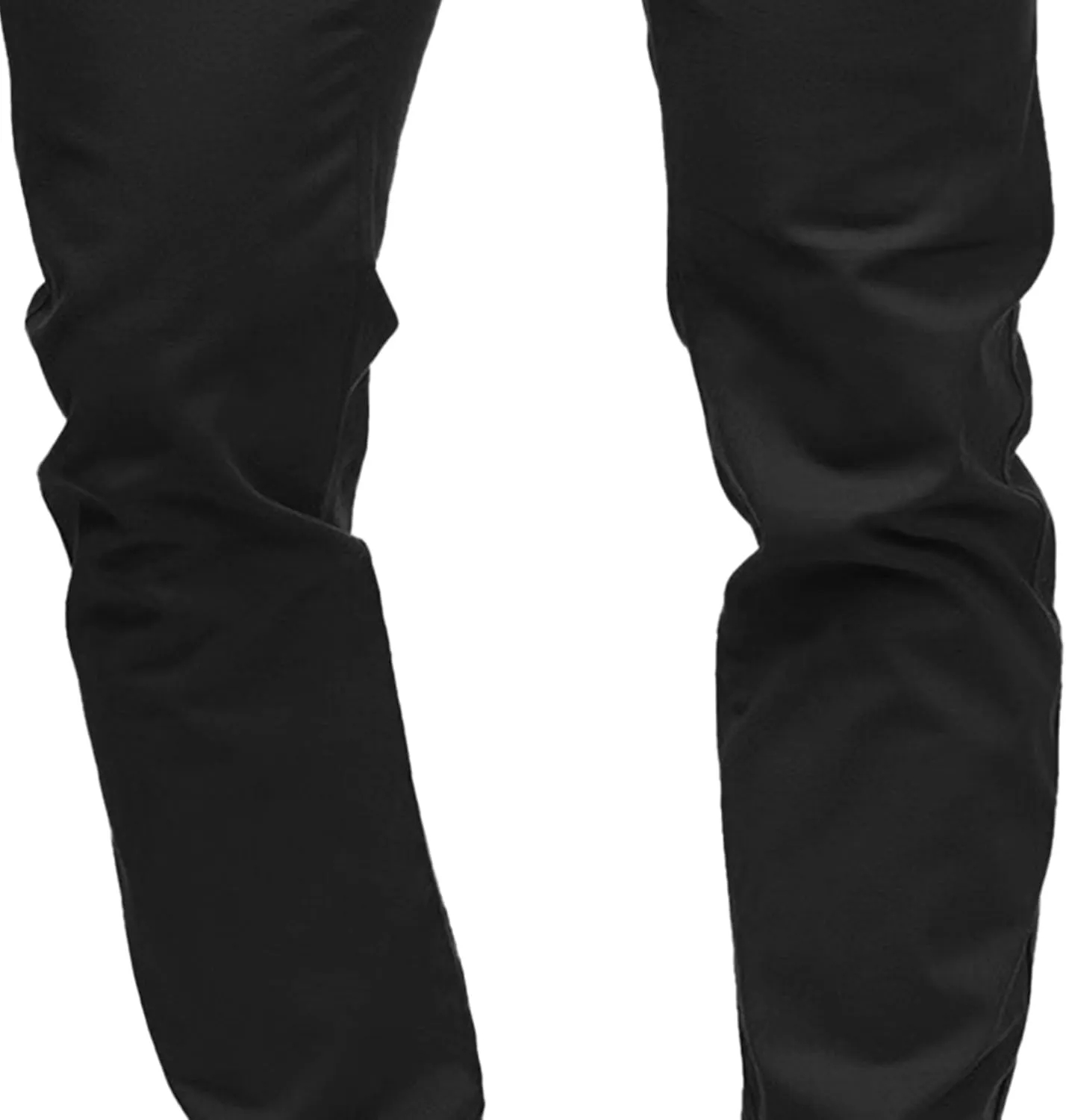 DGHM-JLMY Mens Solid Color Business Slim Pants Stretch Regular Slim Fit Casual Trousers Fashion Chino Pants