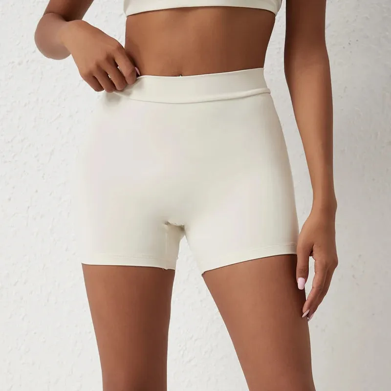 DIAS FIT JOY V-Back High Waisted Yoga Shorts for Women
